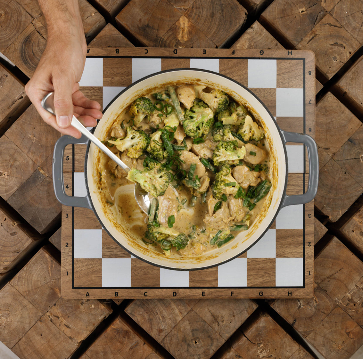 Thai green chicken curry